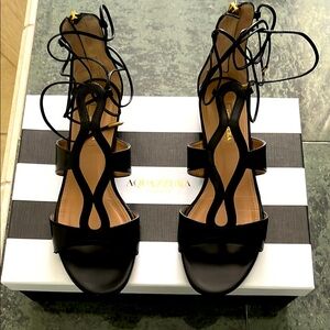 Aquazzura Black Women's Sandals